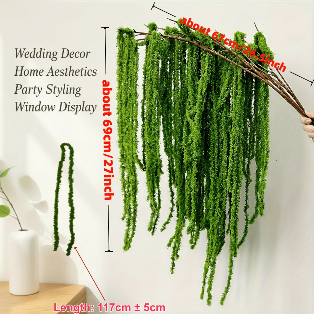 4 Piece Set Artificial Amarant - đánh giá và giá Preserved Moss Sheet