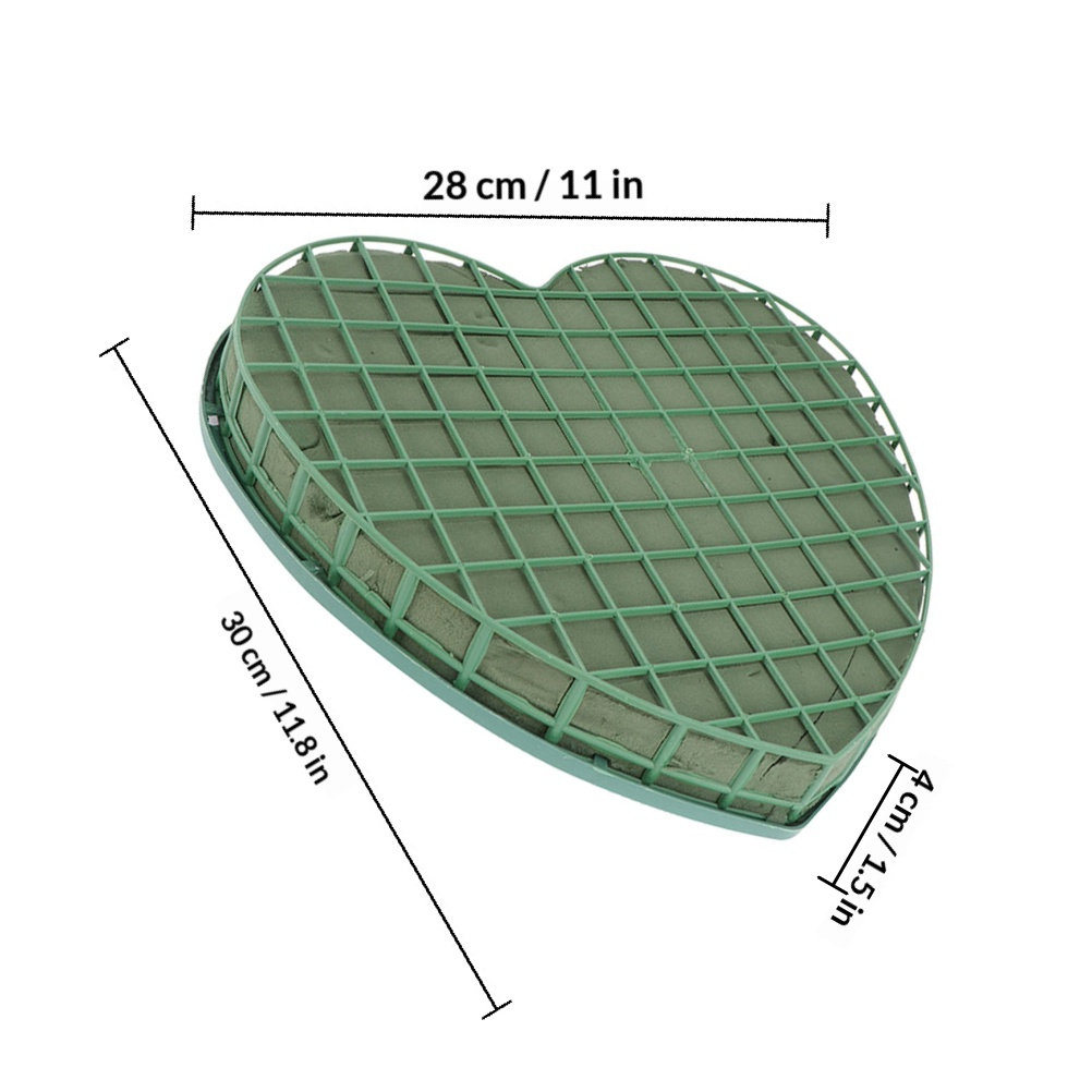 1Set Heart Floral Mud Foam Cag - đánh giá và giá Easy Florist Supply