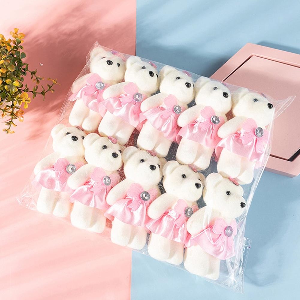 10pcs/Bag Bouquet Bear Ice Cre - đánh giá và giá Flower Supplies