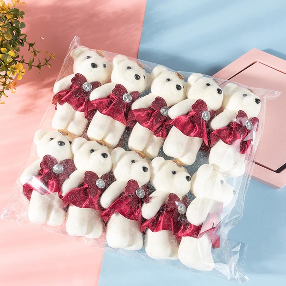10pcs/Bag Bouquet Bear Ice Cre - đánh giá và giá Flower Supplies