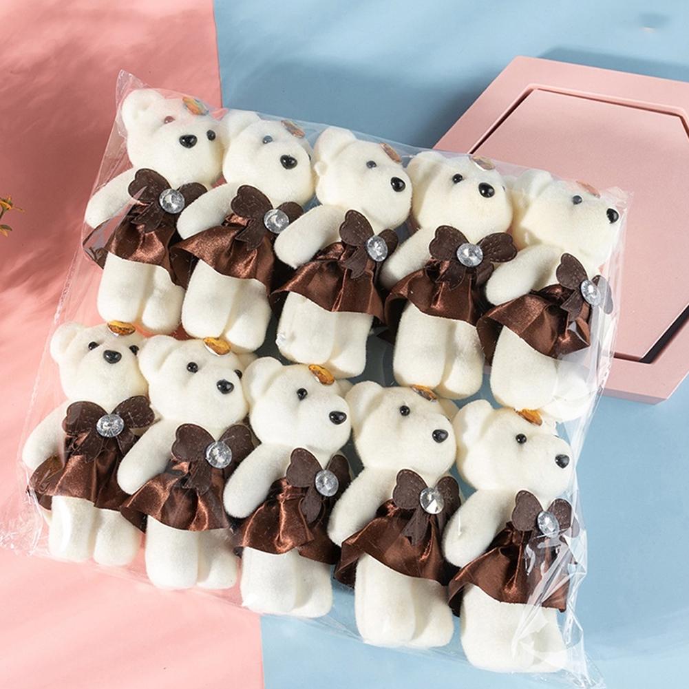 10pcs/Bag Bouquet Bear Ice Cre - đánh giá và giá Flower Supplies