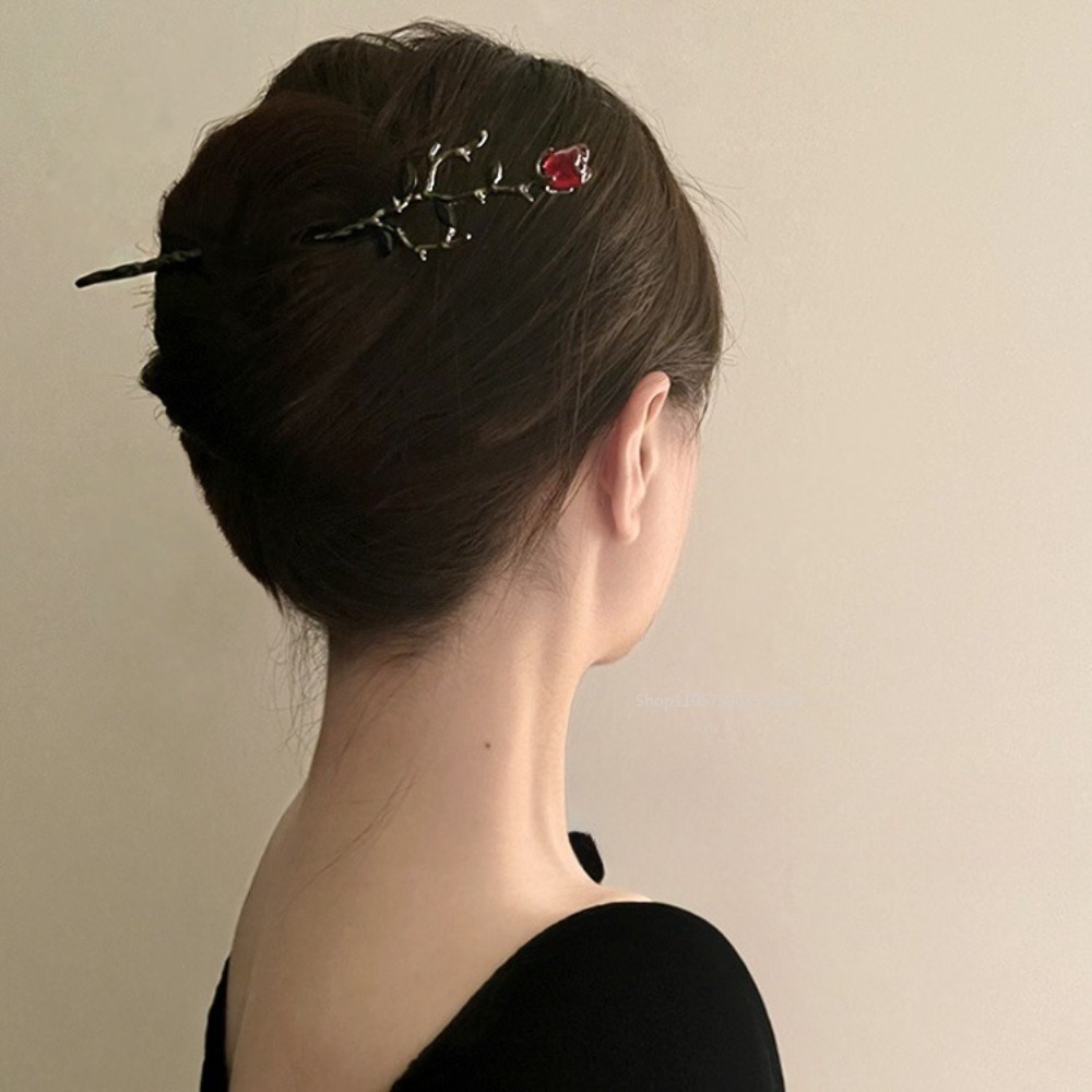 Vintage Metal Red Rose Flower  - đánh giá và giá Flower Supplies